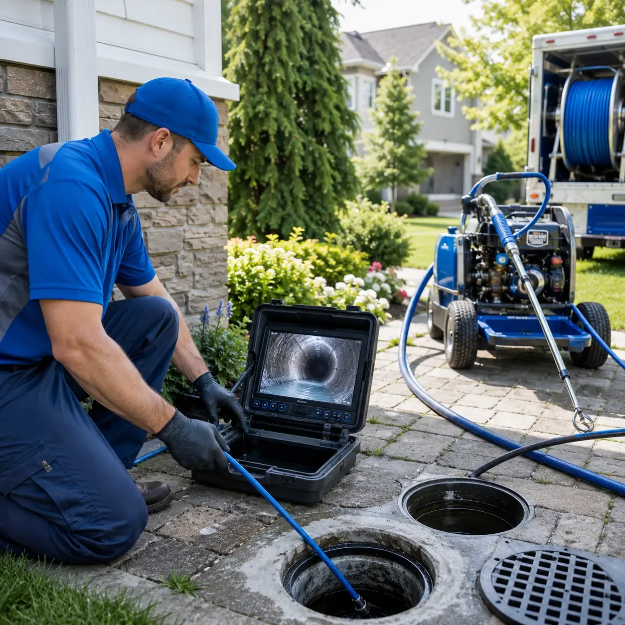 Outdoor drain cleaning professionals serving Kunkletown, PA